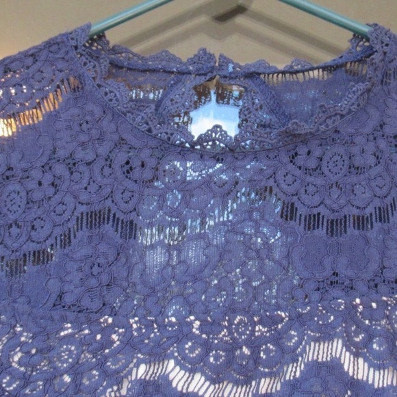 Relist 3/8 Trixxi boho vibe lace dress cutout in back dress S jrs - Picture 8 of 16